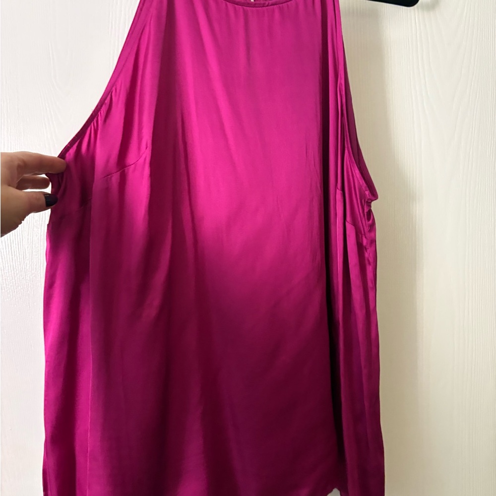 Lane Bryant Vibrant Pink Camisole - Picture 2 of 4